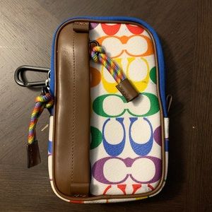 Coach Rainbow Pride North/South Pouch